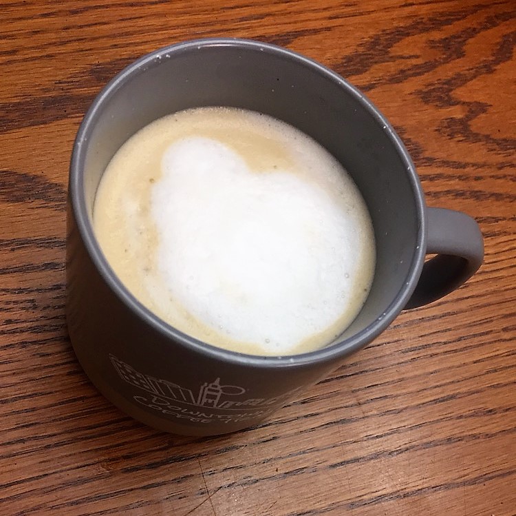 abstract latte art