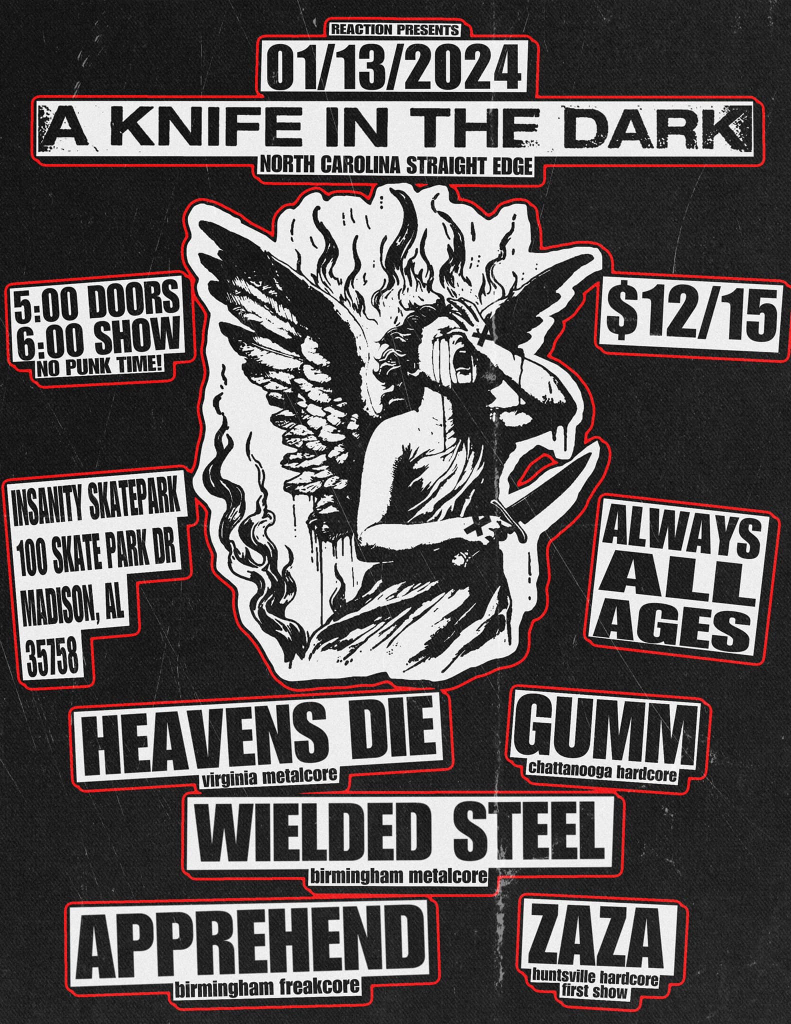 a knife in the dark