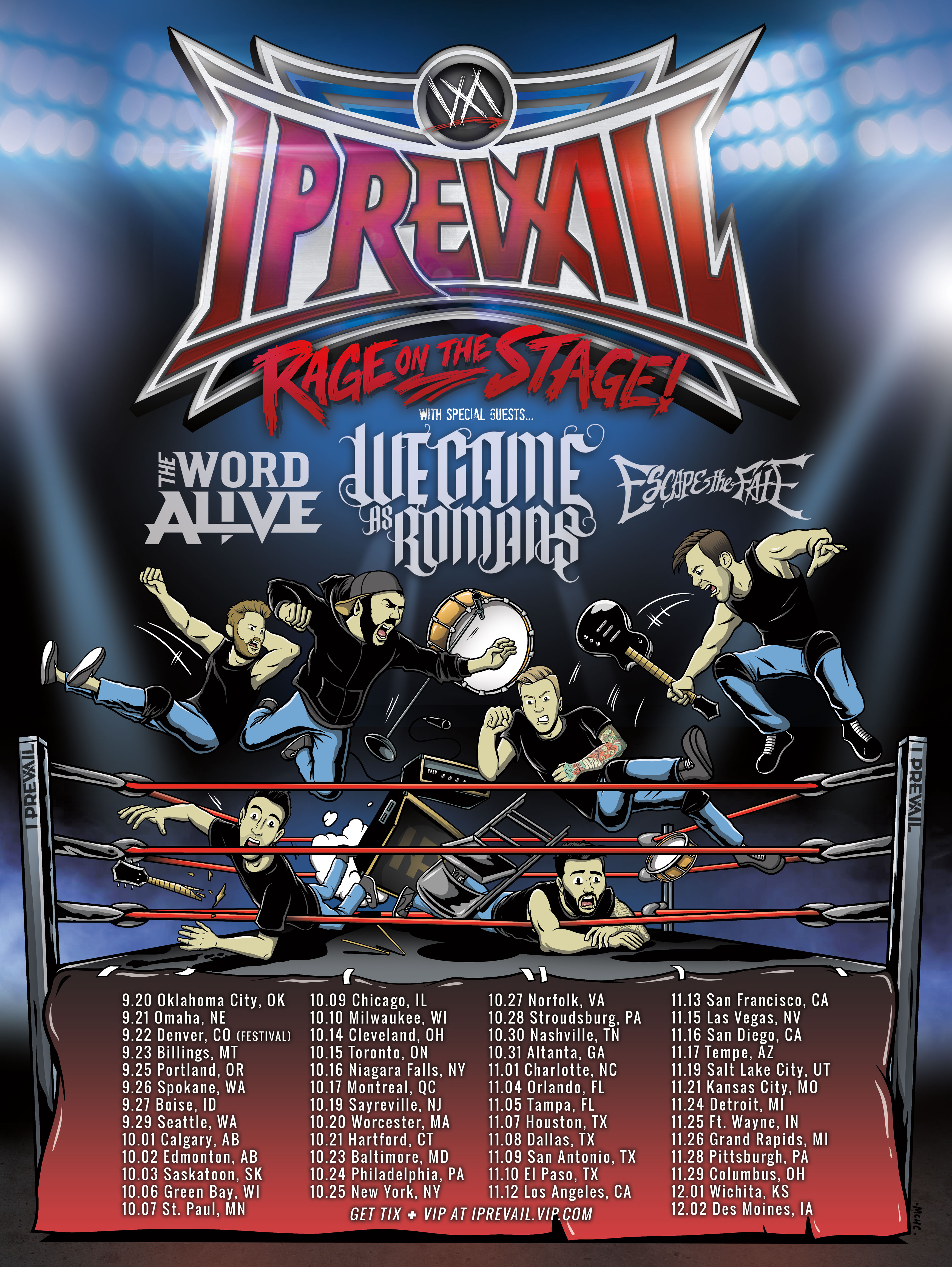 rage on the stage tour