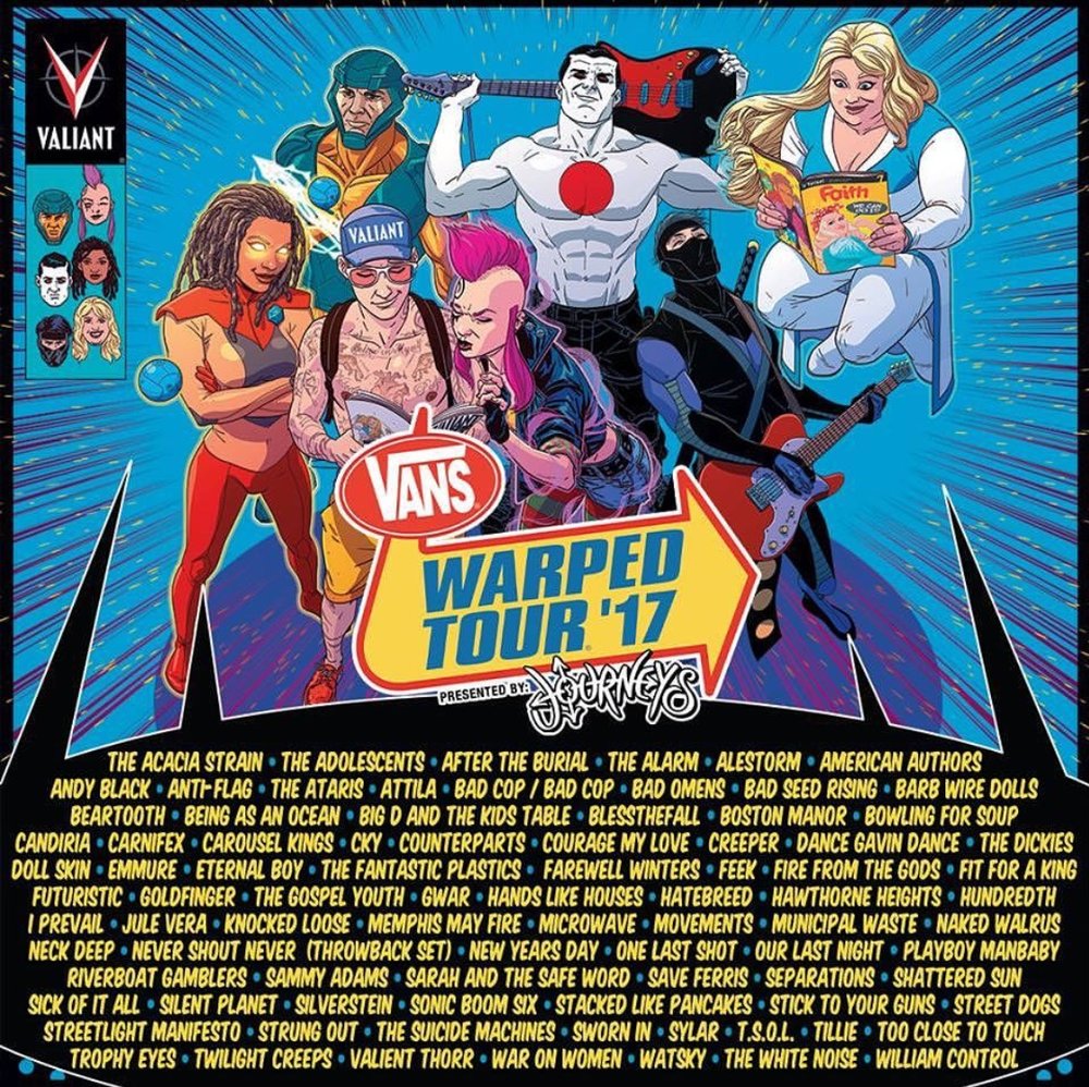 warped tour 2017